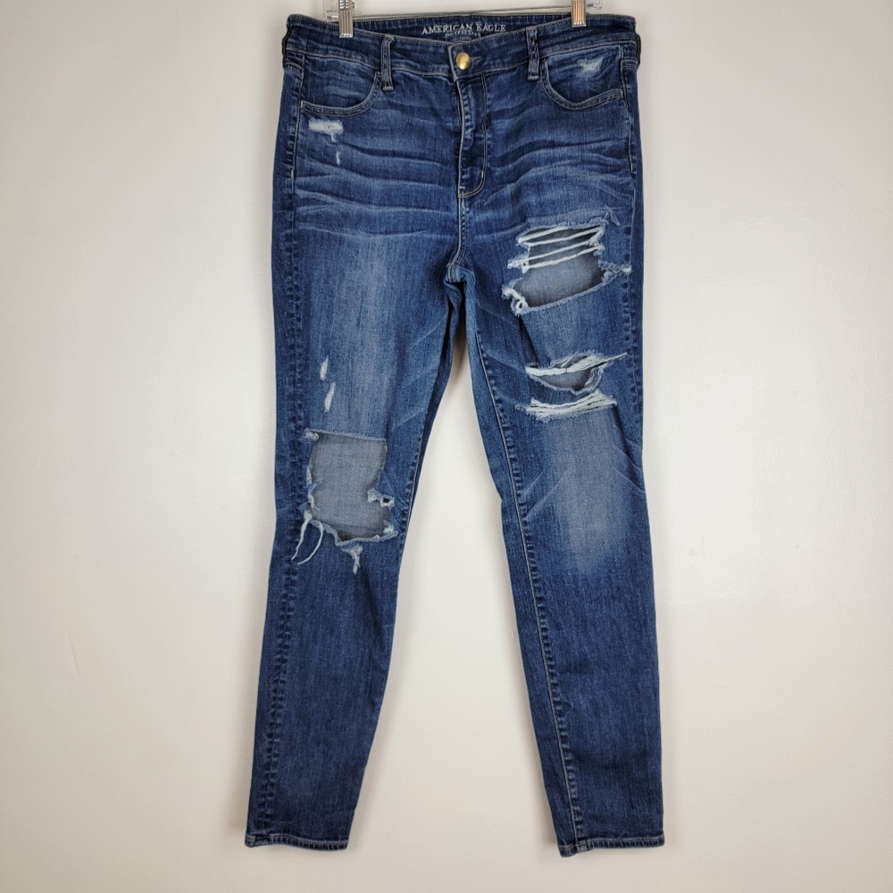 American Eagle Super Stretch X Hi-Rise Jeggings 16L